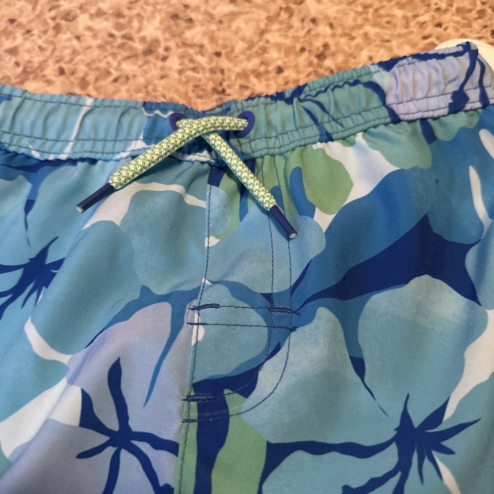 Wonder Nation Swimming Swim Trunks Blue Fire Shorts Toddler Boy's Size 2T - Picture 2 of 6